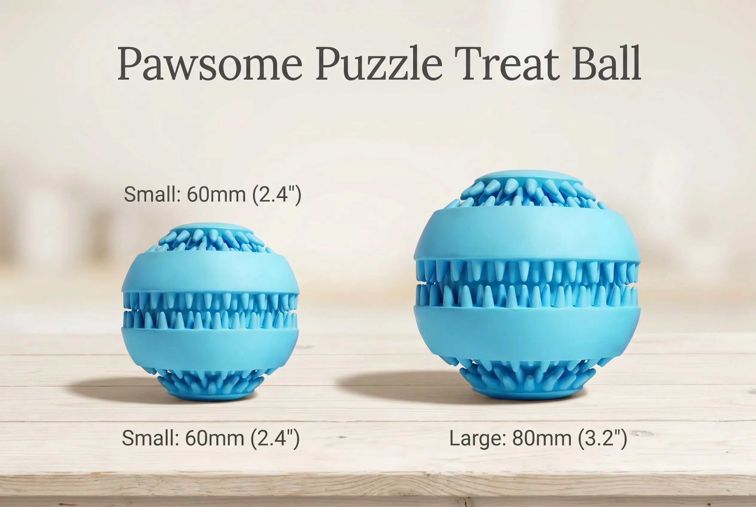 Size Comparison Chart - Small vs Large