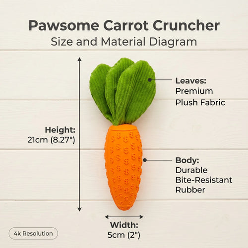 Size Guide & Material Breakdown - 21cm Height